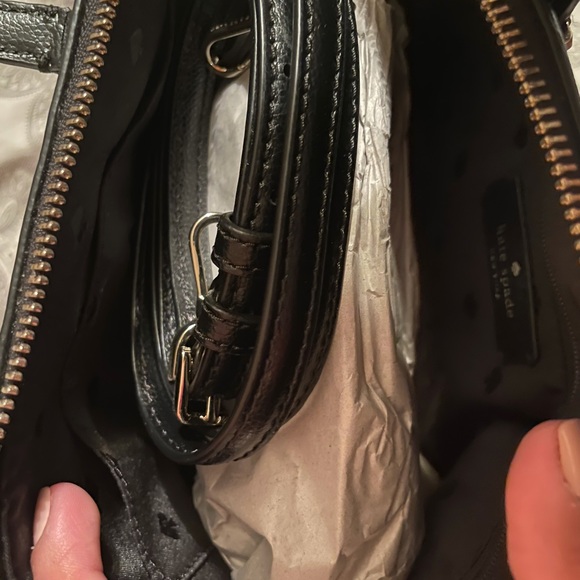 Kate Spade Black Small Dome Satchel crossbody - Picture 10 of 11